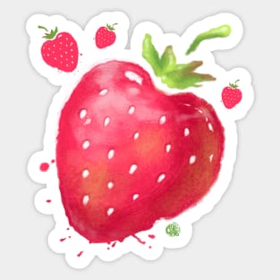 StrawBerry Sticker